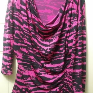 Michael Kors Black Pink Top
